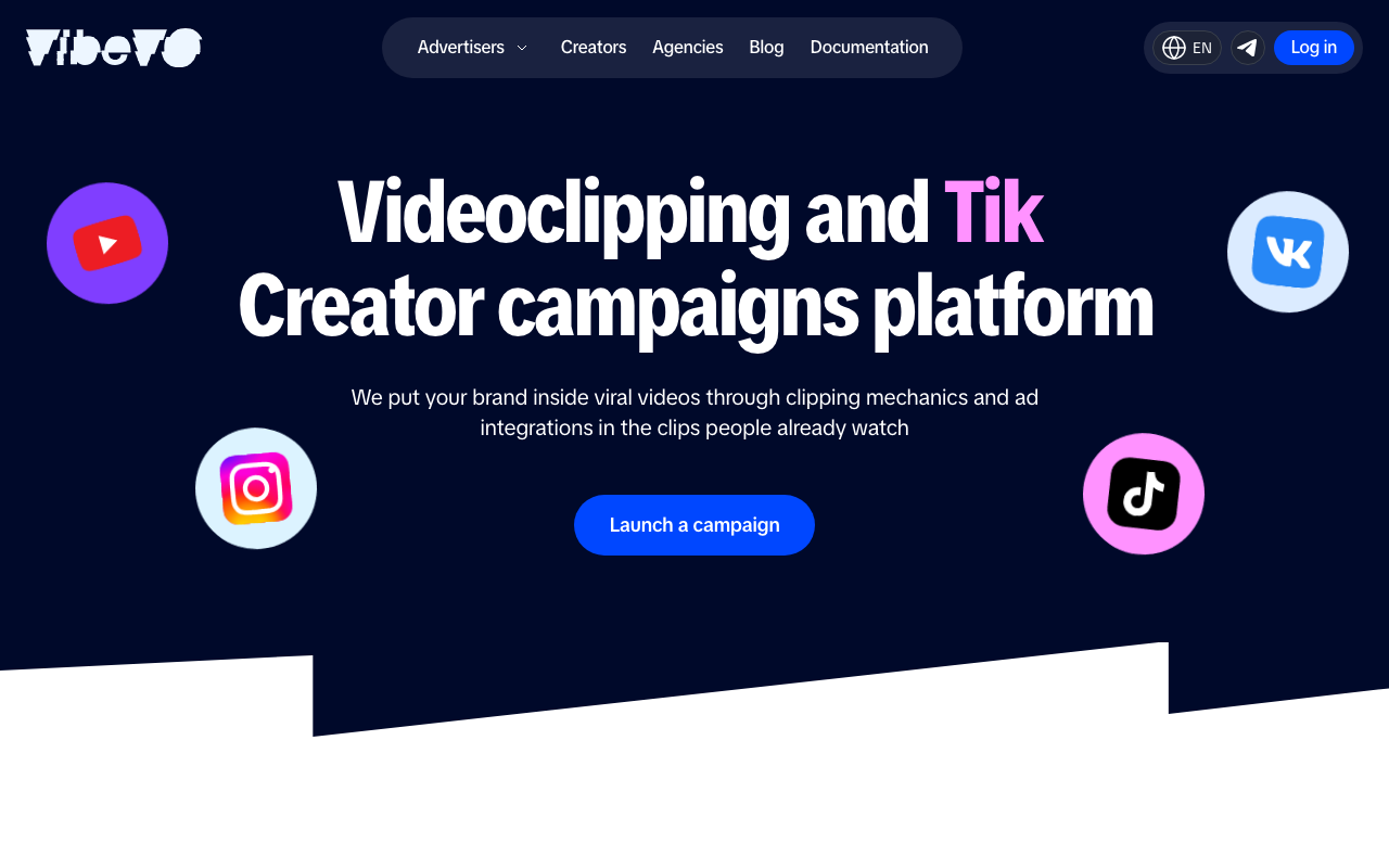 VibeVO website preview